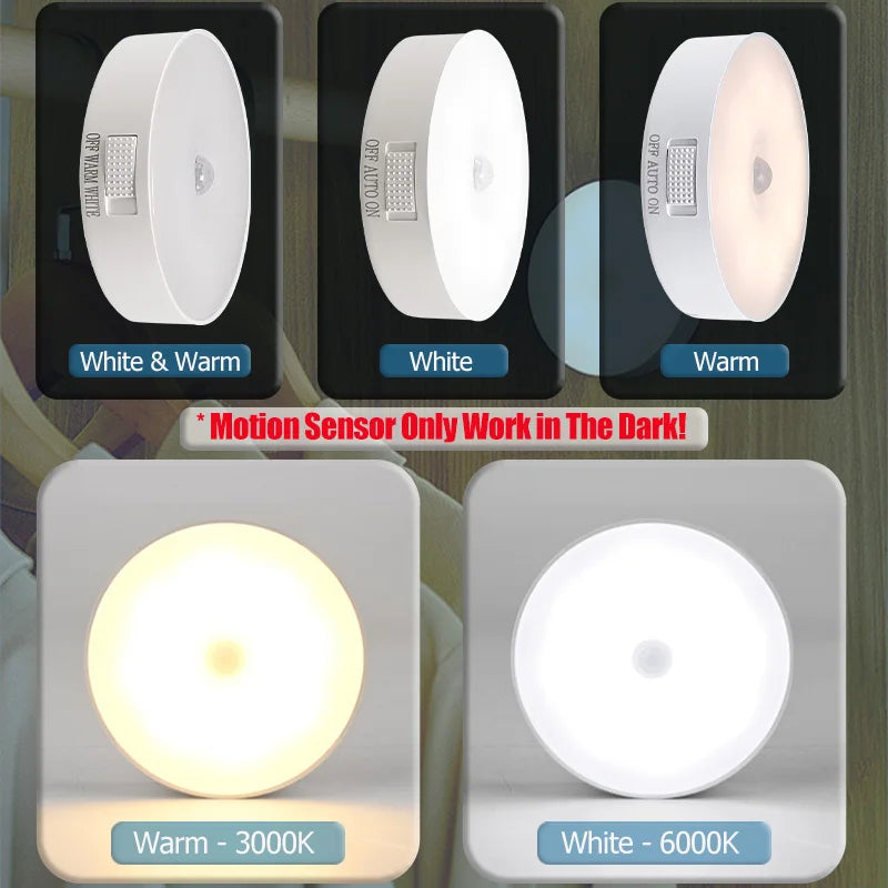 GlowSense™ Motion Sensor LED Night Light