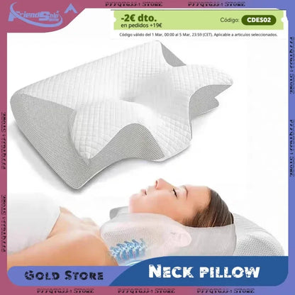 ButterRest™ Contour Memory Foam Neck Pillow