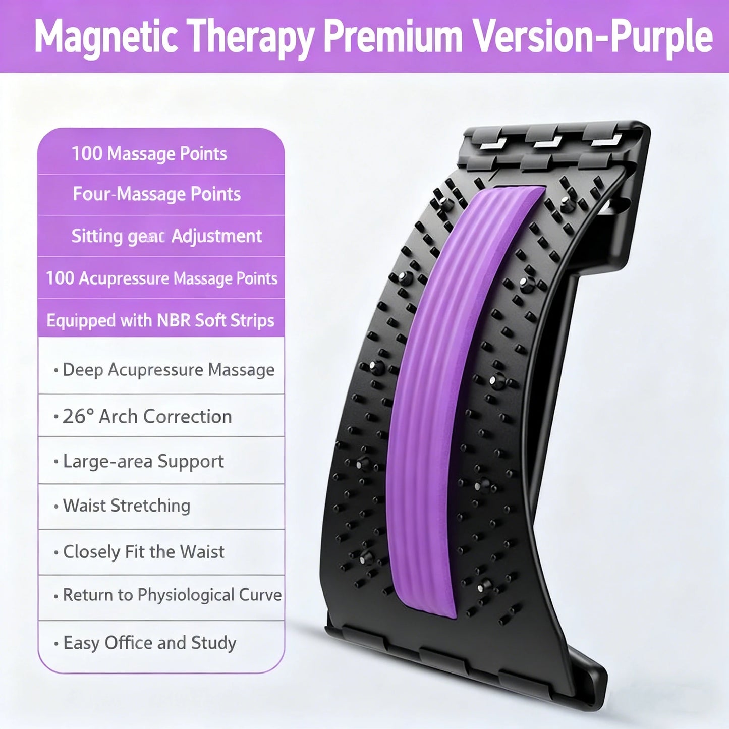 AlignEase™ Lumbar Spine Stretcher &amp; Back Massager