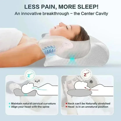 ButterRest™ Contour Memory Foam Neck Pillow