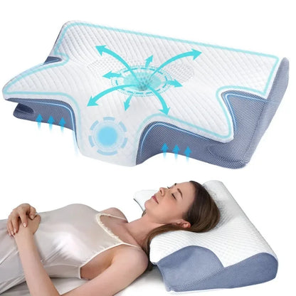 ButterRest™ Contour Memory Foam Neck Pillow