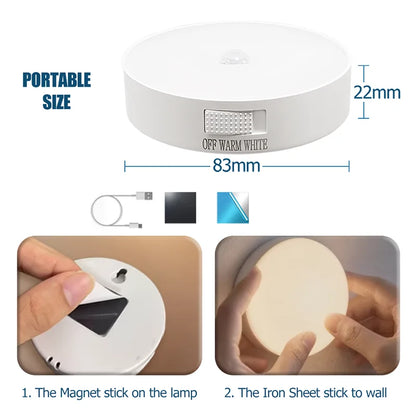 GlowSense™ Motion Sensor LED Night Light