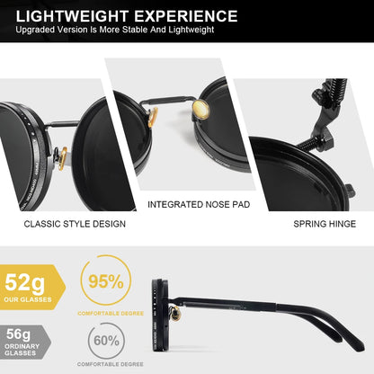 VantaShade™ Polarized ND9 Adjustable Dimming Sunglasses